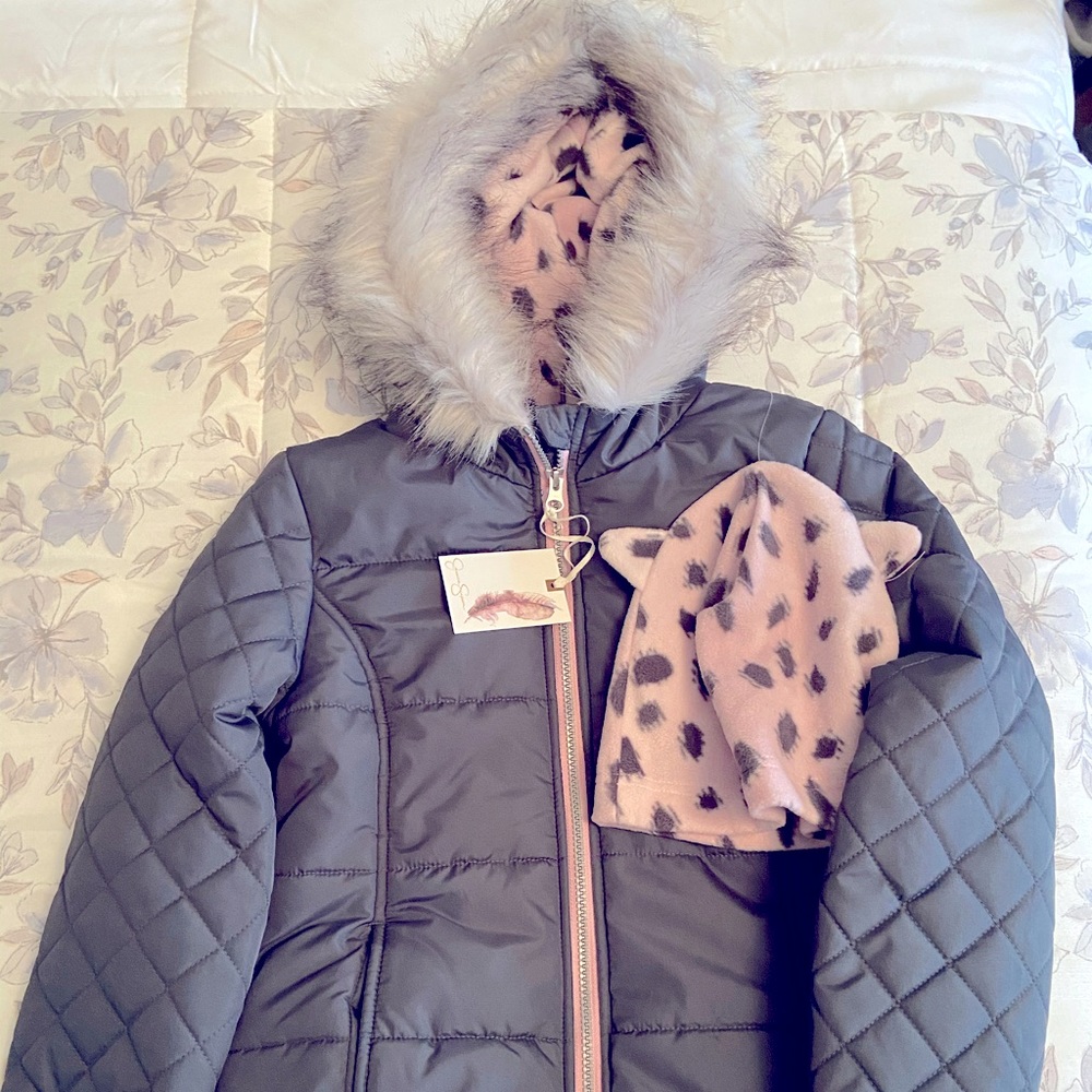 Jessica Simpson girls puffer jacket size 7/8